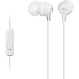 Sony MDR-EX15AP Auriculares Intrauditivos con Micrófono Jack 3.5 mm - Blancos